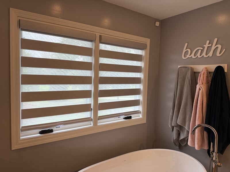 A primary bath finished to the same standard as the rest of the house.