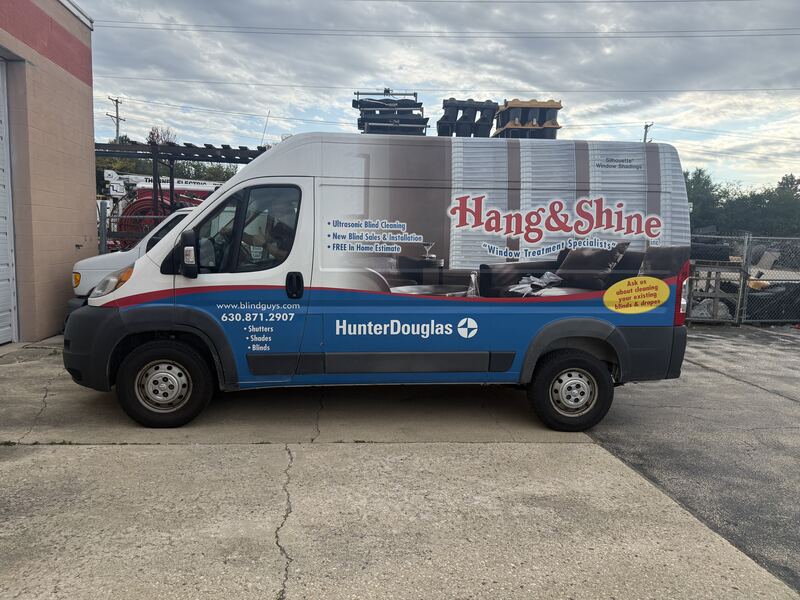 The Hang and Shine van, which covers the western suburbs